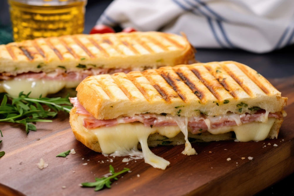 Panini jambon tomate mozza