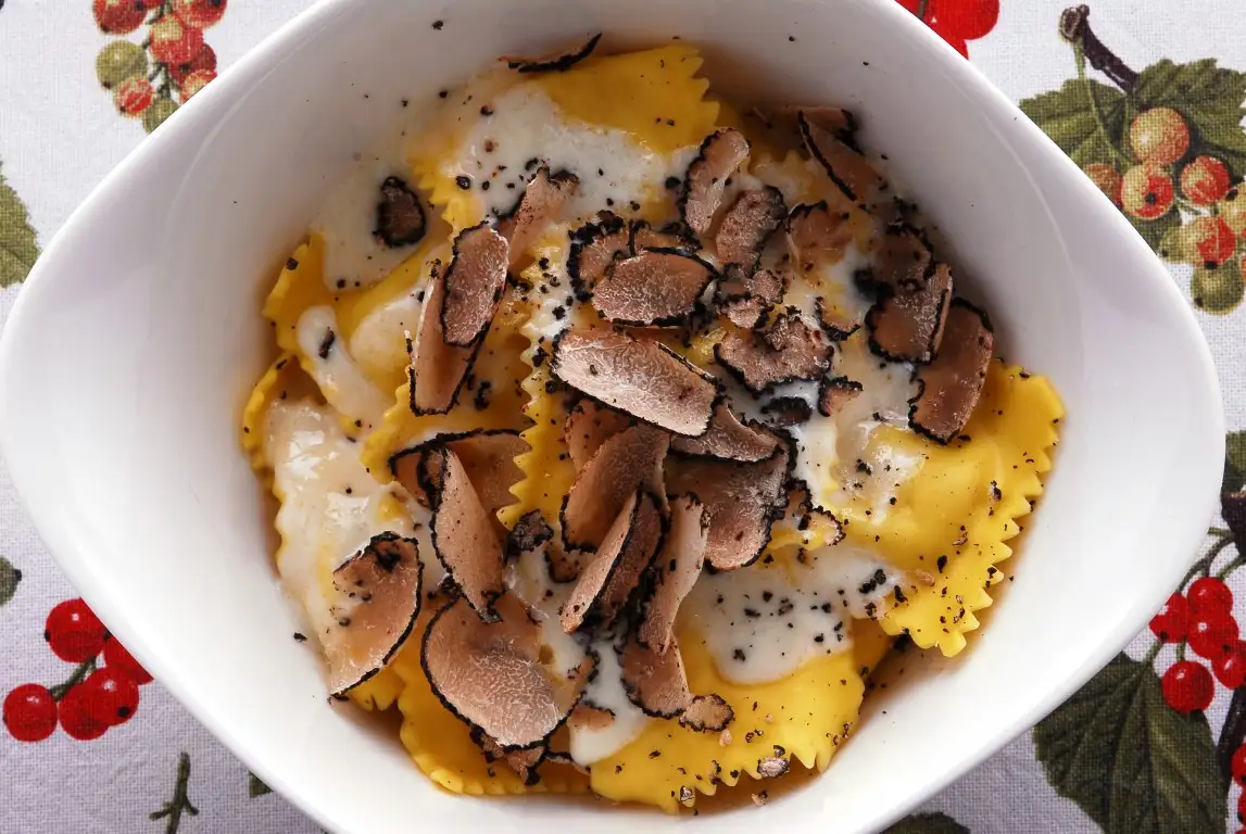 Raviole truffe