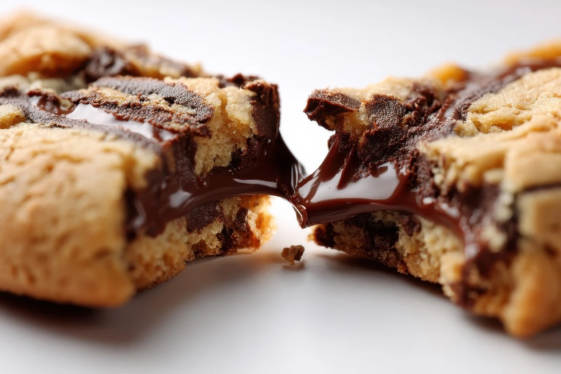 Cookie cœur fondant praliné